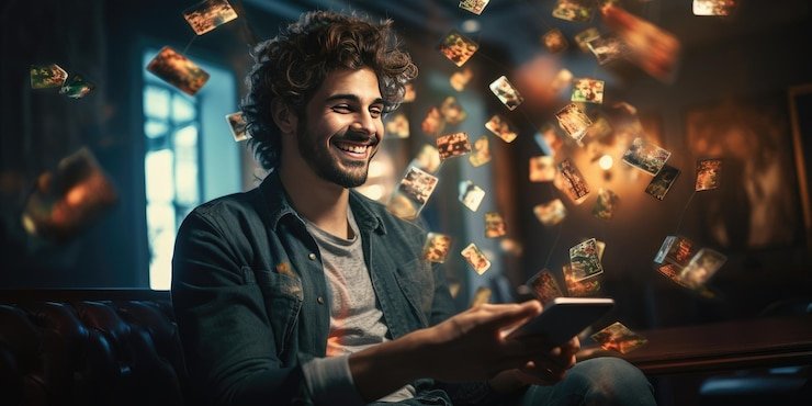 Payment method logos and live casino gameplay